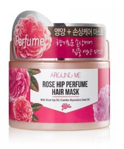 маска для поврежденных волос welcos around me rose hip perfume hair mask