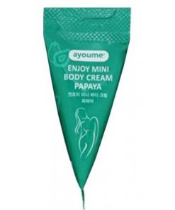 крем для тела с экстрактом папайи ayoume enjoy mini body cream papaya