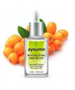 сыворотка для лица восстанавливающая с экстрактом облепихи ayoume vita tree revitalizing & relief serum