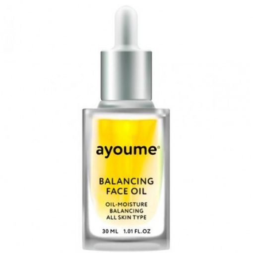 масло для лица восстанаваливающее ayoume balancing face oil with sunflower