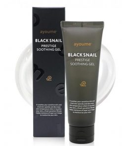 успокаивающий гель для лица с экстрактом черной улитки ayoume black snail prestige soothing gel