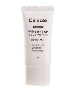 осветляющий солнцезащитный крем ciracle radiance white tone-up uv protection