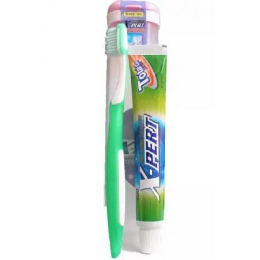 набор зубная паста + щетка clio new portable sense r + expert toothpaste