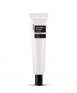 крем вокруг глаз против морщин с коллагеном и муцином черной улитки coxir black snail collagen eye cream