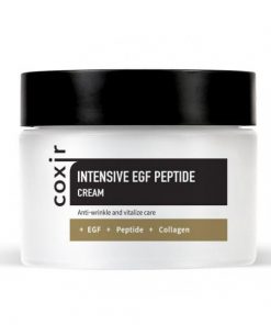крем с пептидами и egf для регенерации кожи coxir intensive egf peptide cream
