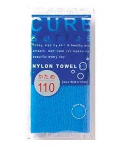 мочалка для тела жесткая (синяя) o:he cure nylon towel hard blue