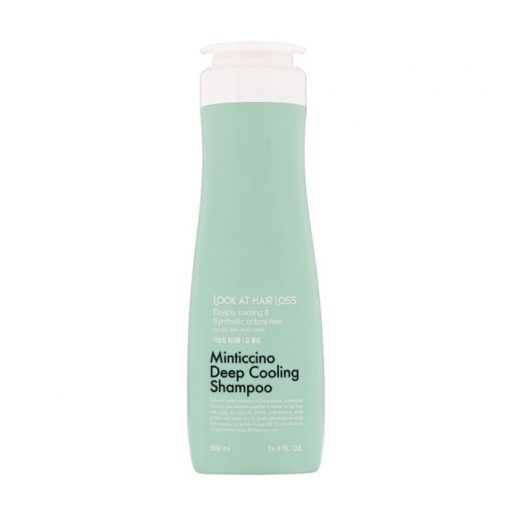 охлаждающий шампунь для жирной кожи головы daeng gi meo ri look at hair loss minticcino deep cooling shampoo