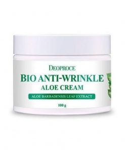 крем для лица с экстрактом алоэ deoproce bio anti-wrinkle aloe cream