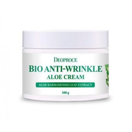 крем для лица с экстрактом алоэ deoproce bio anti-wrinkle aloe cream