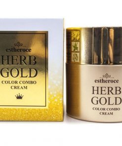 увлажняющим сс-крем с золотом deoproce estheroce herb gold color combo cream