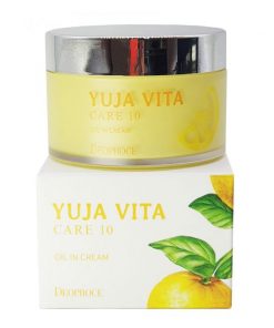 омолаживающий цитрусовый крем deoproce yuja vita care 10 oil in cream