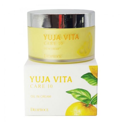 омолаживающий цитрусовый крем deoproce yuja vita care 10 oil in cream