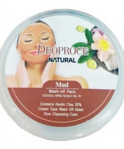 маска для лица глиняная deoproce mud wash-off pack