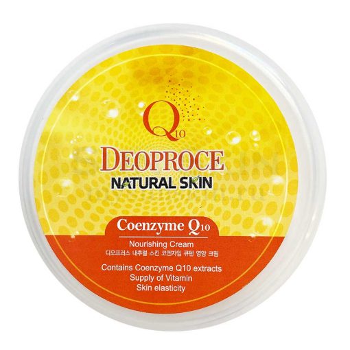 крем для лица и тела с коэнзим q10 deoproce natural skin coenzyme q10 nourishing cream