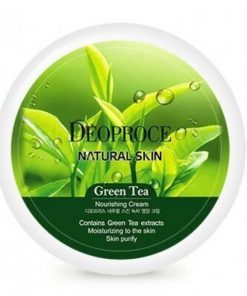 крем для лица и тела с зеленым чаем deoproce natural skin greentea nourishing cream