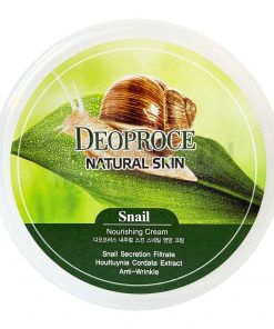 крем для лица и тела с улиточным экстрактом deoproce natural skin snail nourishing cream
