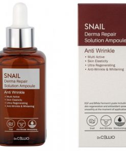 сыворотка для лица с муцином улитки dr.cellio  snail derma repair solution ampoule