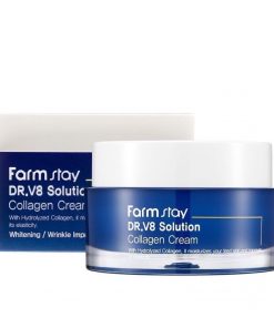 крем с коллагеном farmstay dr-v8 solution collagen cream