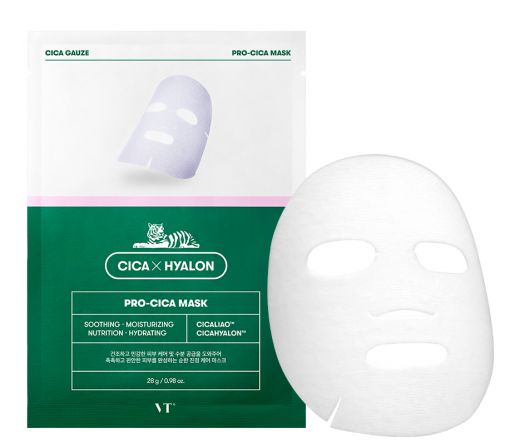 увлажняющая тканевая маска с центеллой vt cosmetics pro-cica mask