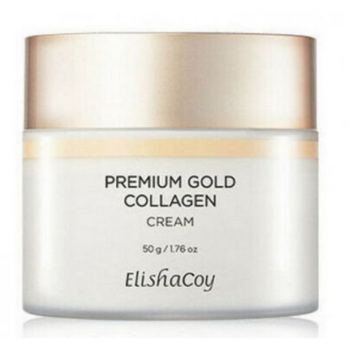 высокоувлажняющий и питательный крем премиум класса elishacoy premium gold collagen cream