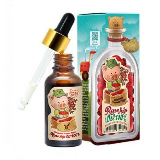 масло шиповника 100% для лица и тела elizavecca farmer piggy rose hip oil 100%