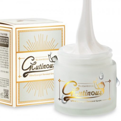 крем для лица улиточный антивозрастной elizavecca glutinous cream
