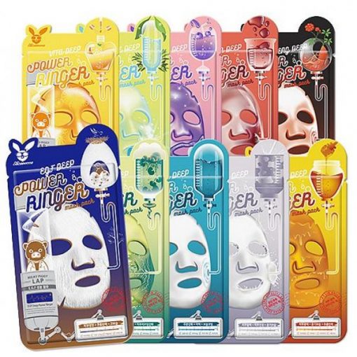 маска для лица тканевая elizavecca deep power ring mask pack
