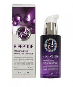 восстанавливающая сыворотка с пептидами enough 8 peptide sensation pro balancing ampoule