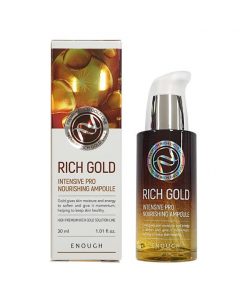 питательная сыворотка с золотом enough rich gold intensive pro nourishing ampoule