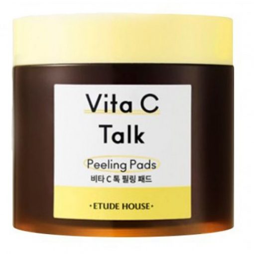 пэды с витамином с etude house  vita c-talk peeling pads
