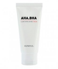 обновляющий крем с aha и bha кислотами для чистой кожи eunyul aha bha clean exfoliating cream