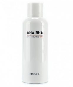отшелушивающий тонер с aha и bha кислотами для чистой кожи eunyul aha.bha clean exfoliating toner