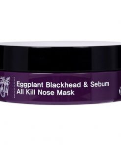 патчи для носа от черных точек eyenlip eggplant blackhead & sebum control nose & spot mask