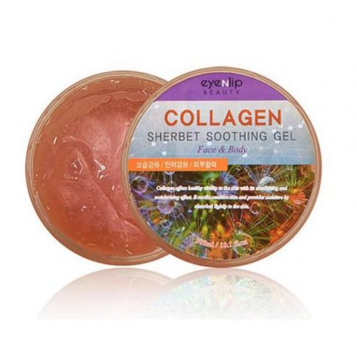 гель-щербет универсальный успокаивающий eyenlip collagen sherbet soothing gel