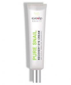 крем для глаз восстанавливающий улиточный eyenlip pure snail recovery eye cream