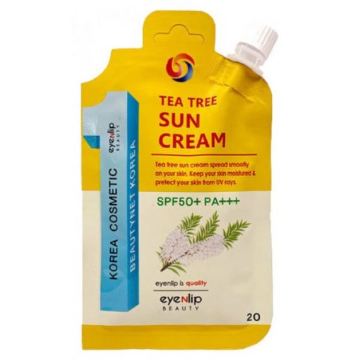крем для лица солнцезащитный eyenlip tea tree sun cream spf50+/pa +++