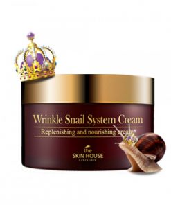 антивозрастной крем с улиточным муцином the skin house wrinkle snail system cream