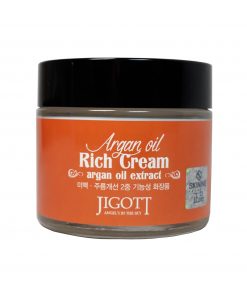 насыщенный крем для лица с аргановым маслом jigott argan oil reach cream