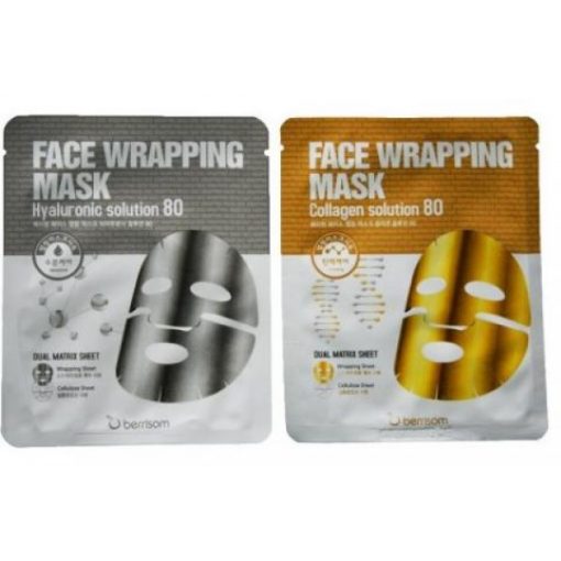 маска для лица berrisom face wrapping mask solution 80