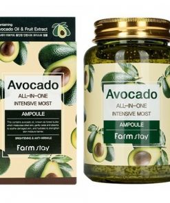 многофункциональная ампульная сыворотка с экстрактом авокадо farmstay avocado all-in-one intensive moist ampoule