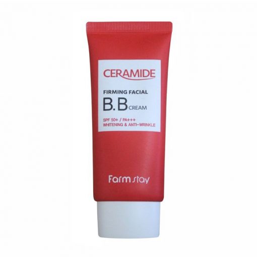 укрепляющий вв крем с керамидами farmstay ceramide firming facial bb cream spf 50+/pa+++