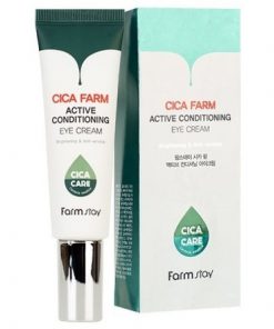 активный восстанавливающий крем для области вокруг глаз с центеллой азиатской farmstay cica farm active conditioning eye cream