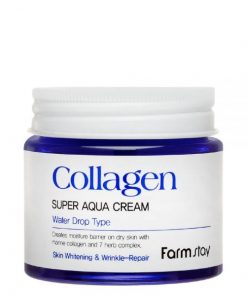 суперувлажняющий крем с коллагеном farmstay collagen super aqua cream