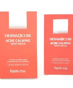 успокаивающие патчи локального применения для проблемной кожи farmstay derma cube acne calming spot patch