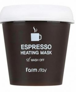 самонагревающаяся маска с кофейным экстрактом farmstay espresso heating mask