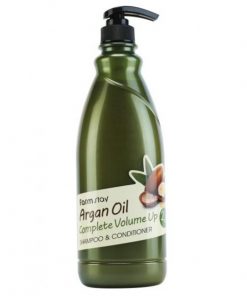 шампунь-кондиционер с aргановым маслом farmstay argan oil complete volume up shampoo & conditioner