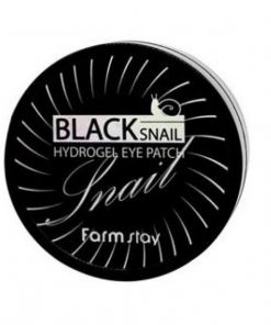 гидрогелевые патчи для глаз с муцином черной улитки farmstay black snail hydrogel eye patch