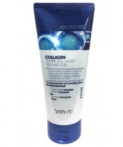 пилинг отшелушивающий с коллагеном farmstay collagen water full moist peeling gel