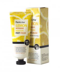 крем для ног смягчающий с экстрактом лимона farmstay lemon intensive moisture foot cream