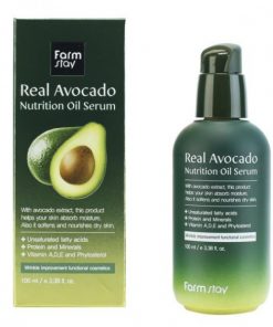 питательная сыворотка с маслом авокадо farmstay real avocado nutrition oil serum